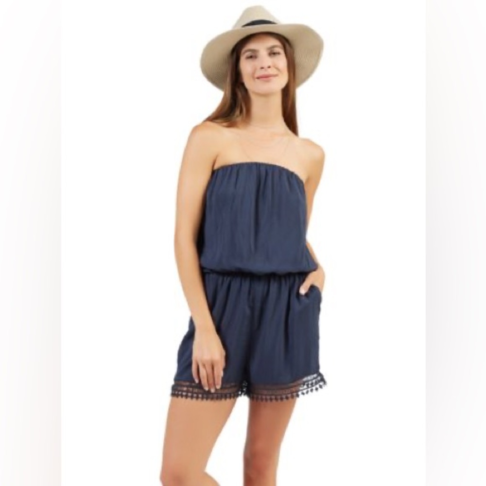 Tart Strapless romper